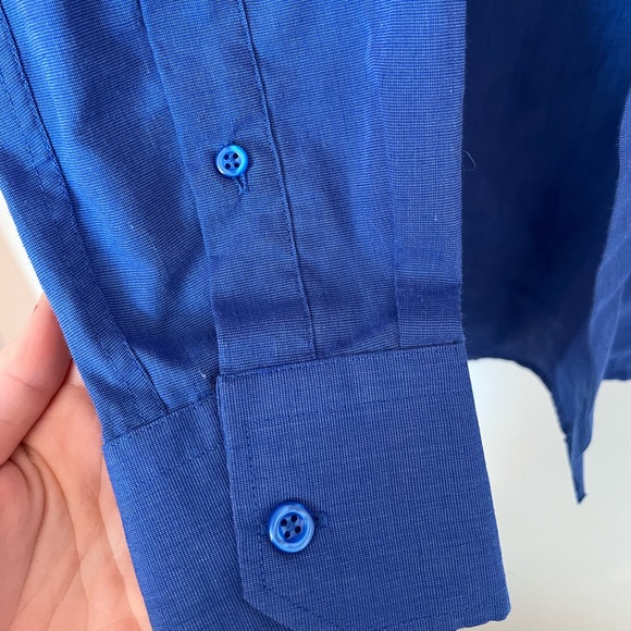 Blue le Chateau Button up Shirt - Picture 4 of 9